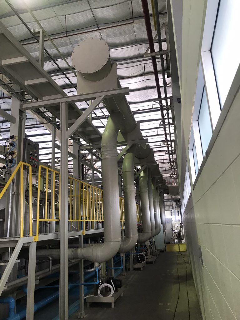 PP ducting installation